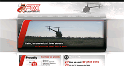 Desktop Screenshot of foxhelicopterservices.com.au
